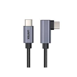 Kabel USB-C -> USB-C kątowy 5,0m PD 100W Unitek C14123BK-5M